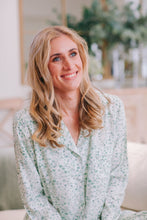 Load image into Gallery viewer, The Winter Garden Collection | Long Sleeve PJ | Little Green Floral
