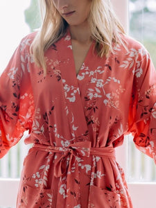 The Summer Garden Collection | Kimono | Coral Sprig