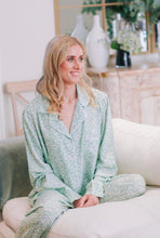 Load image into Gallery viewer, The Winter Garden Collection | Long Sleeve PJ | Sage Daisy
