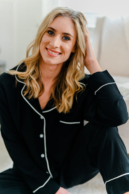 Classic Collection | Long Sleeve PJ | Black