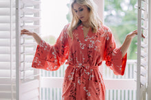 Load image into Gallery viewer, The Summer Garden Collection | Kimono | Coral Sprig
