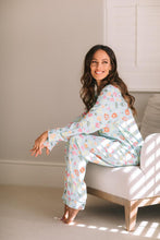 Load image into Gallery viewer, Winter Blossom Collection | Classic PJ | Aqua Blossom
