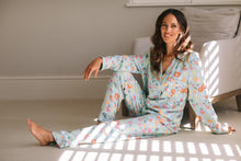 Load image into Gallery viewer, Winter Blossom Collection | Classic PJ | Aqua Blossom

