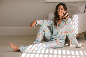 Winter Blossom Collection | Classic PJ | Aqua Blossom