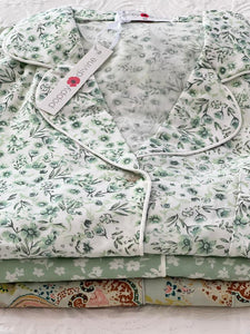 The Winter Garden Collection | Long Sleeve PJ | Little Green Floral
