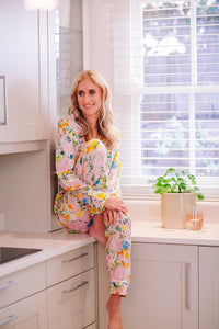 The Poppy Collection | Classic Long Sleeve PJ | Pink Poppy